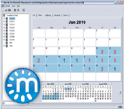 At a glance view of dosing schedule